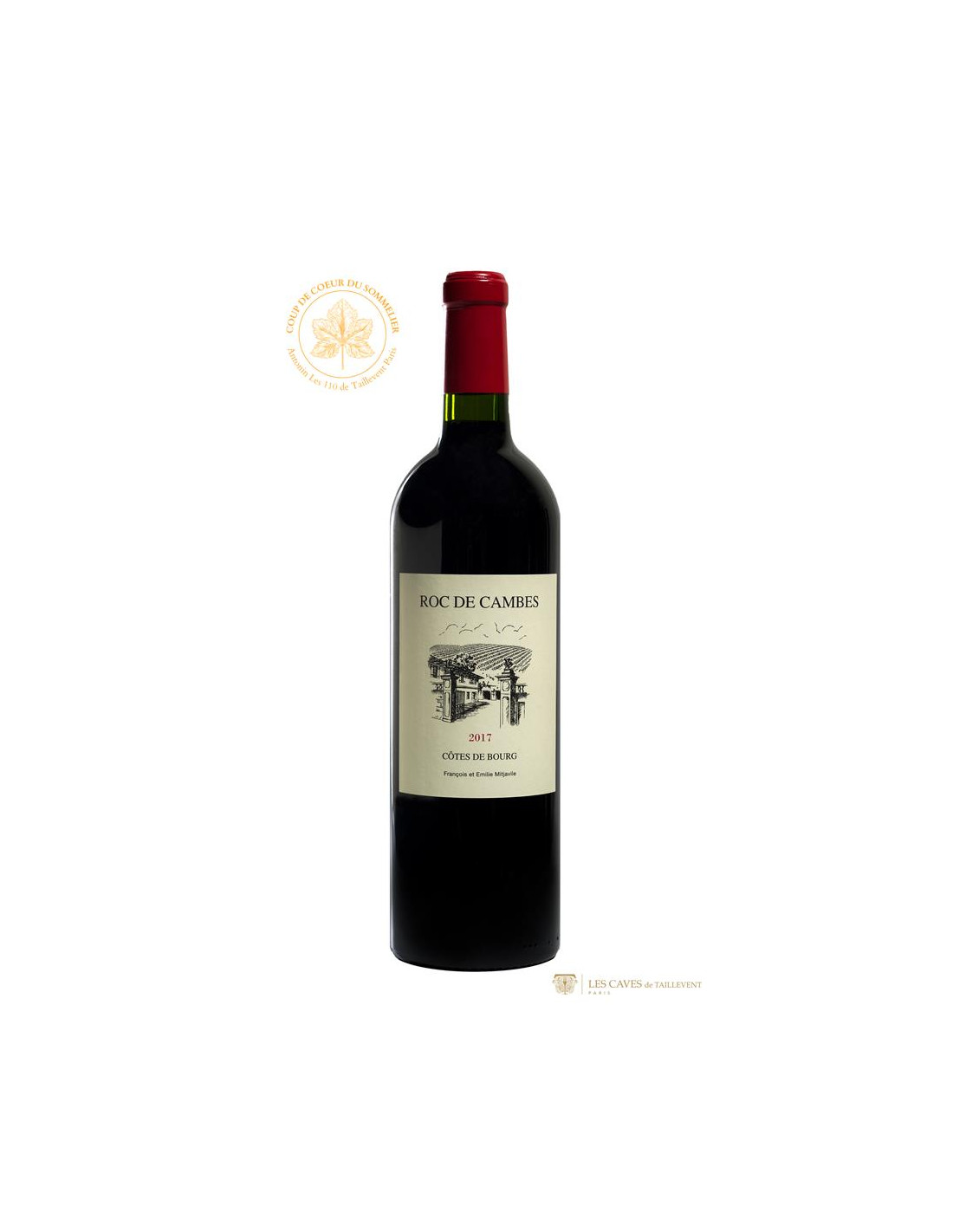 Achat en ligne Château Roc de Cambes Côtes de Bourg 2017