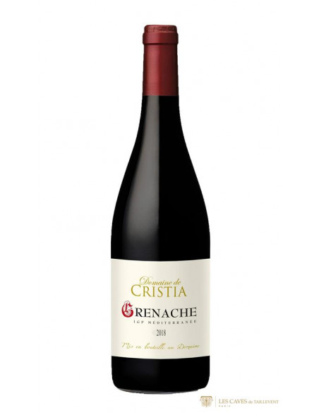 IGP Méditerranée, Domaine de Cristia, Grenache Rouge 2018