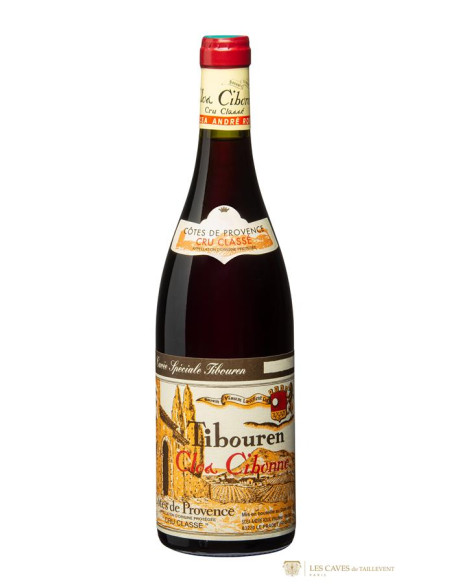 Clos Cibonne Tibouren Rouge | Vente en ligne | Provence