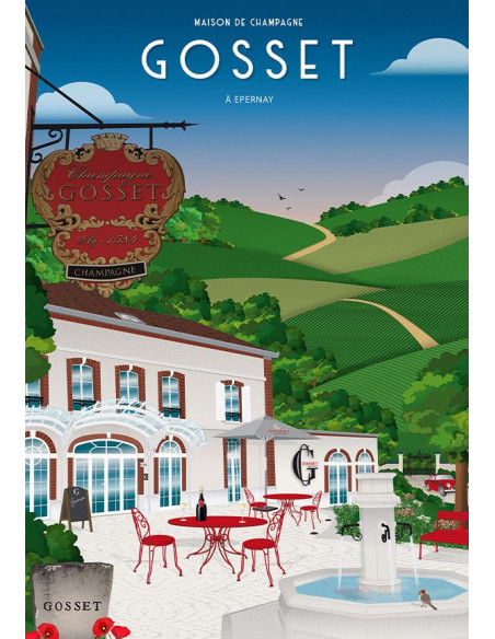 Champagne, Grand Rosé, Gosset