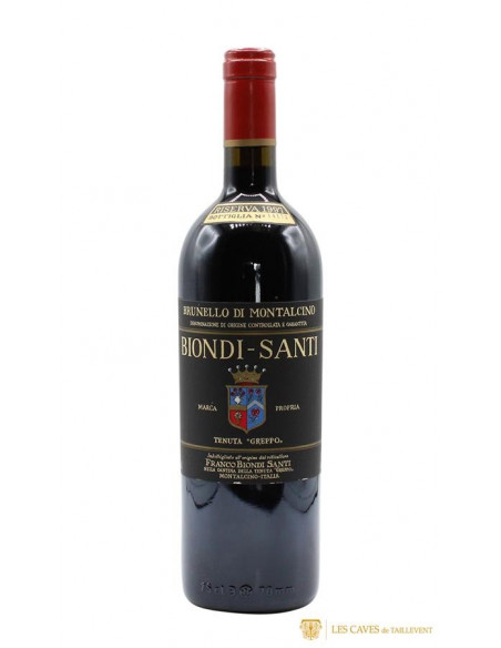 Italie, Biondi-Santi, Brunello di Montalcino Riserva, 1997