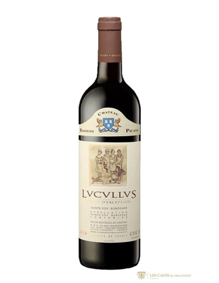 Bordeaux, AOC Sainte-Foy de Bordeaux, Château Hostens-Picant, Lucullus, 2014