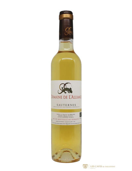 Vente en ligne vin Domaine de L'Alliance | Appellation Sauternes