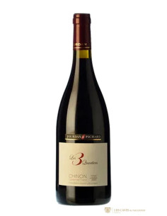 Vallée de la Loire, Chinon, Domaine Jourdan, Les 3 Quartiers, 2018, Rouge