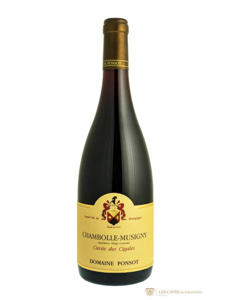 Bourgogne, Chambolle-Musigny, Domaine Ponsot, Cuvée des Cigales, 2013