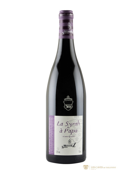 Vallée du Rhône, IGP Collines Rhodaniennes, Domaine du Monteillet, La Syrah à Papa, 2023