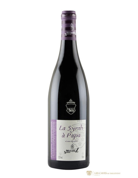 Vallée du Rhône, IGP Collines Rhodaniennes, Domaine du Monteillet, La Syrah à Papa, 2023