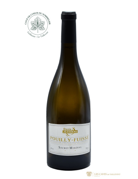 Pouilly-Fuissé, Denis Jeandeau, Secret Minéral, 2017