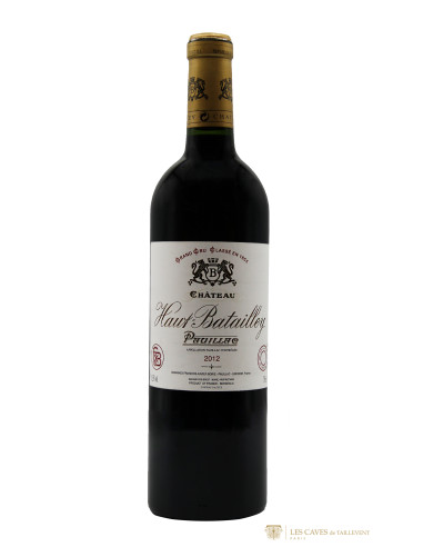 Pauillac, Château Haut-Batailley, 2012, Caves de Taillevent