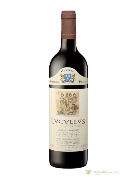 Bordeaux, AOC Sainte-Foy de Bordeaux, Château Hostens-Picant, Lucullus, 2014