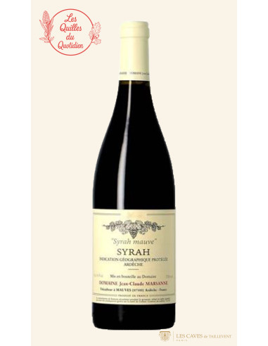 Vallée du Rhône, IGP Ardèche, Jean-Claude Marsanne, Syrah Mauve, 2021