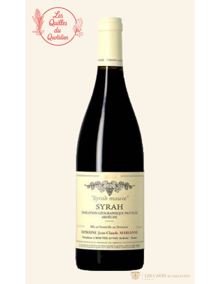 Vallée du Rhône, IGP Ardèche, Jean-Claude Marsanne, Syrah Mauve, 2021