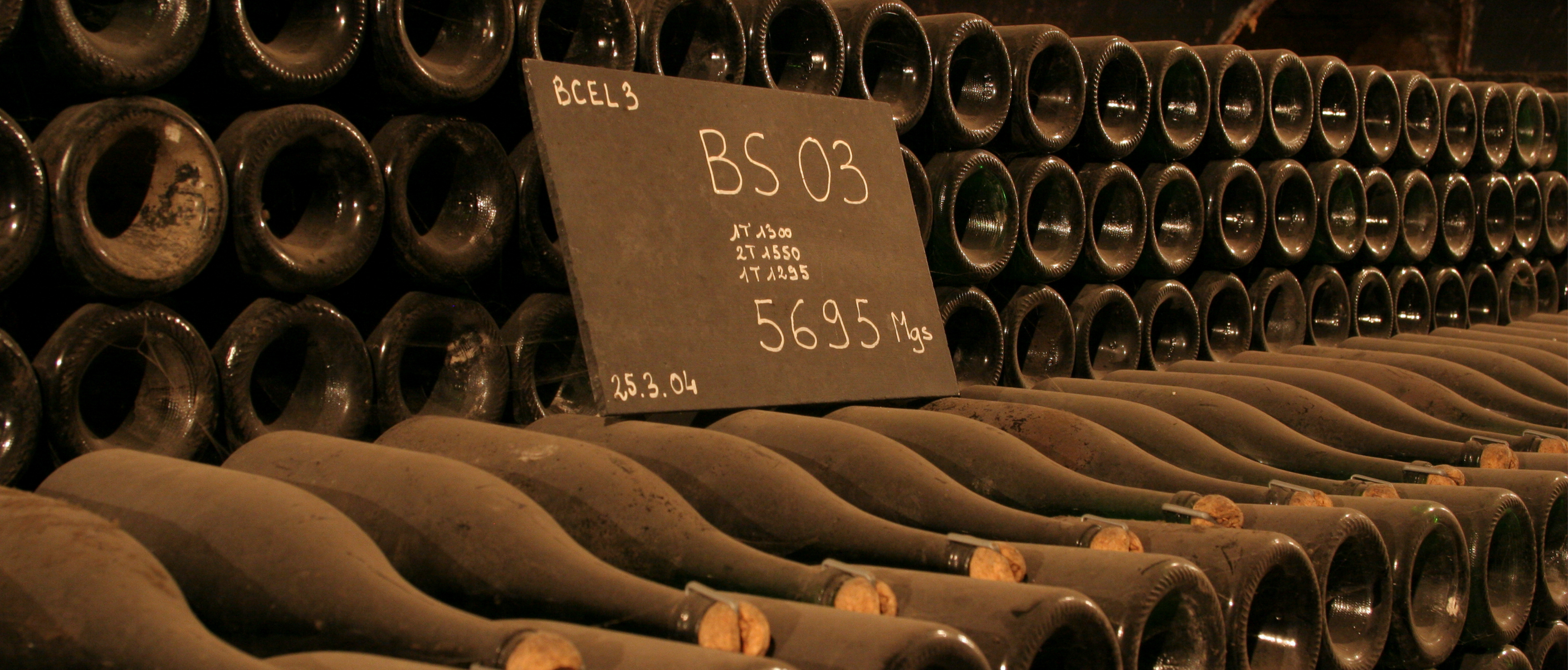 stockage de champagnes